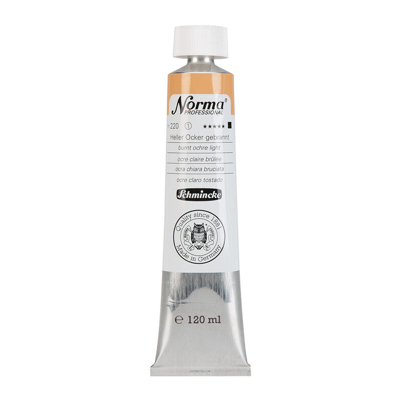 Oljne barve Schmincke Norma Professional 120 ml – 220 Žgana oker svetla