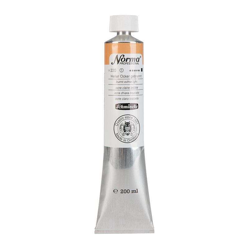 Oljna barva Schmincke Norma Professional 200 ml – 220 Žgana svetla okra