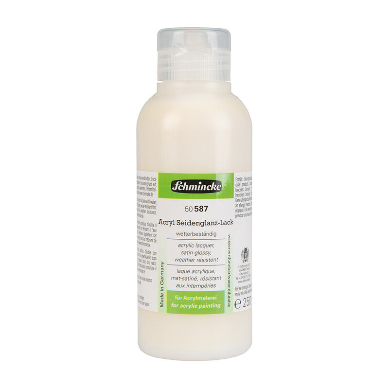 Schmincke akrilni lak, polsijajen 250 ml