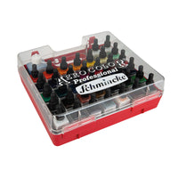Schmincke AERO COLOR plastični set, 37 x 28 ml + AERO CLEAN RAPID