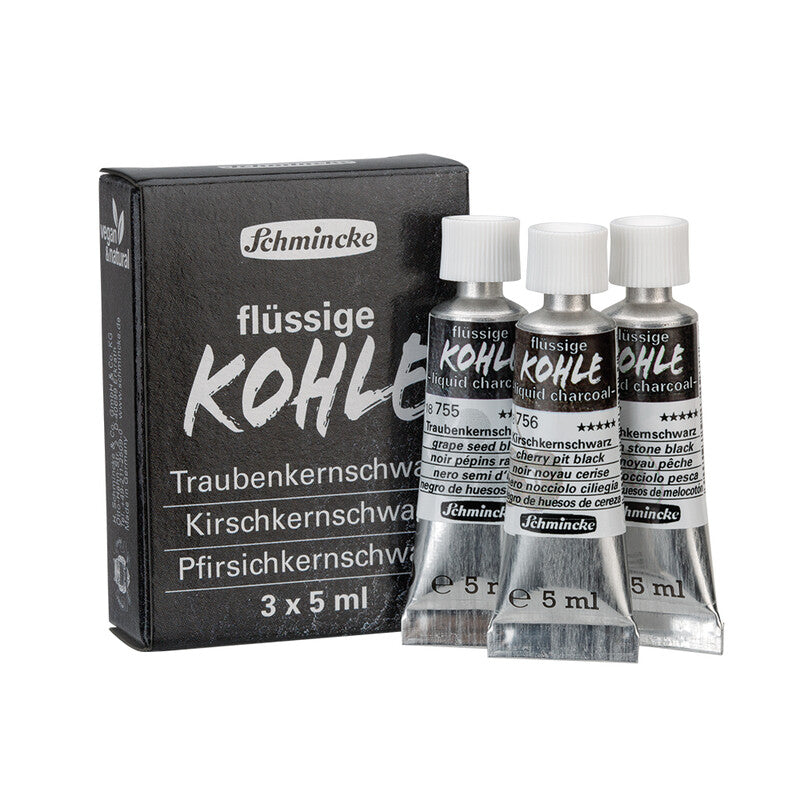 Tekoče oglje Schmincke Trio liquid charcoal