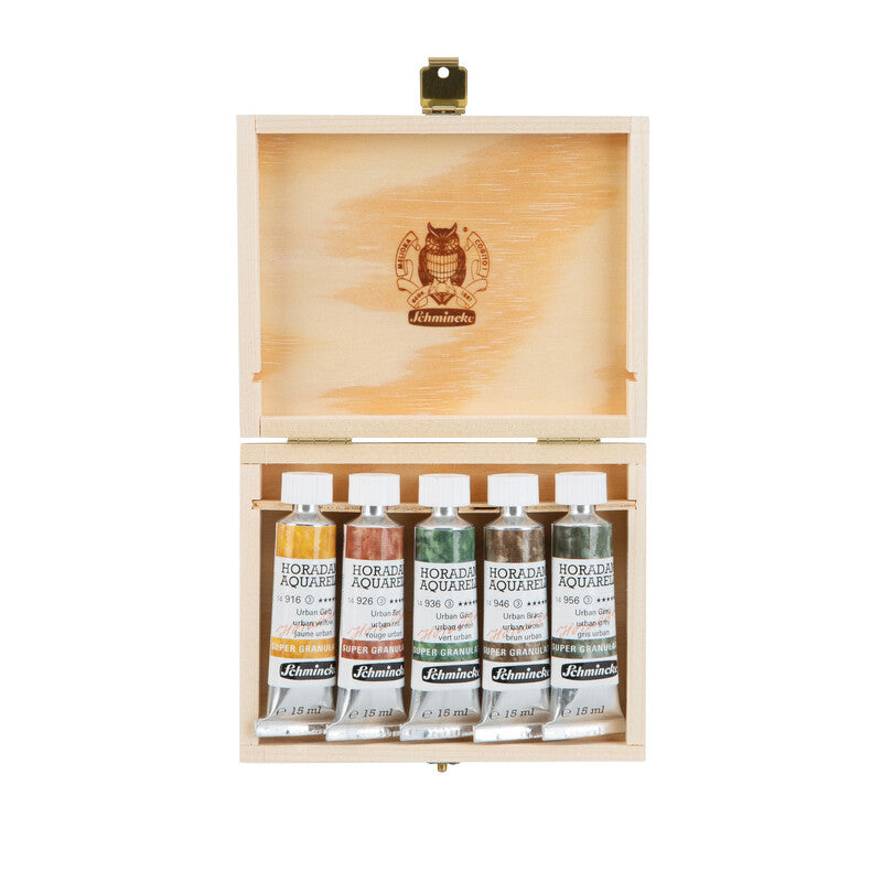 Schmincke Super Granulation set Urban, 5 x 15 ml