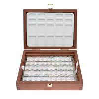 Leseni set akvarelnih barv Schmincke HORADAM Super Granulation – 50 x 1/2 posodica
