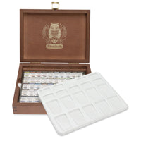 Leseni set akvarelnih barv Schmincke HORADAM Super Granulation – 50 x 1/2 posodica