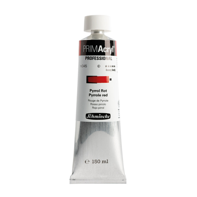 Akrilna barva Schmincke PRIMAcryl Professional 150 ml – 345 Pirol rdeča