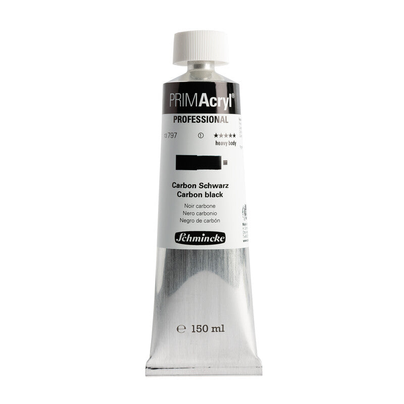 Akrilna barva Schmincke PRIMAcryl Professional 150 ml – 797 Ogljeno črna