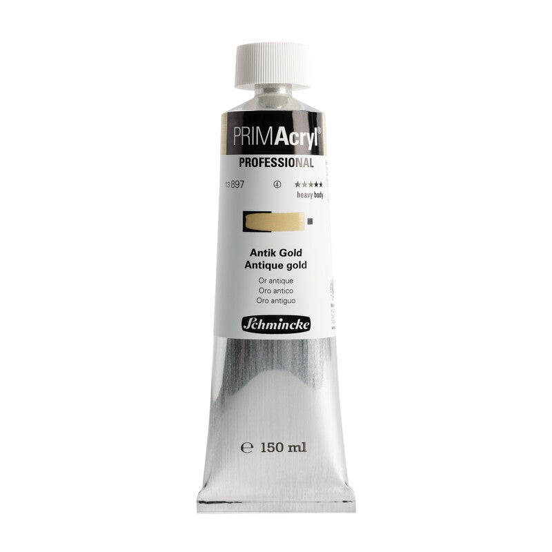 Akrilna barva Schmincke PRIMAcryl Professional 150 ml – 897 Antično zlata