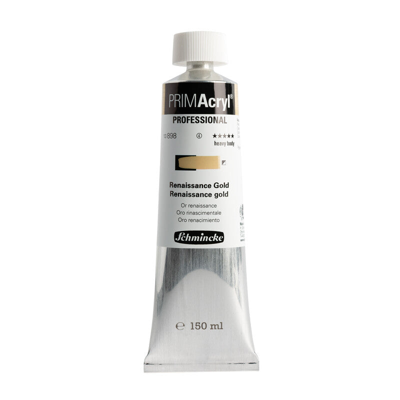 Akrilna barva Schmincke PRIMAcryl Professional 150 ml – 898 Renesančno zlata
