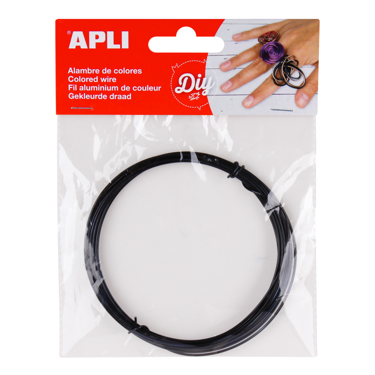 Modelirna žica APLI 1,5 mm × 5 m – črn