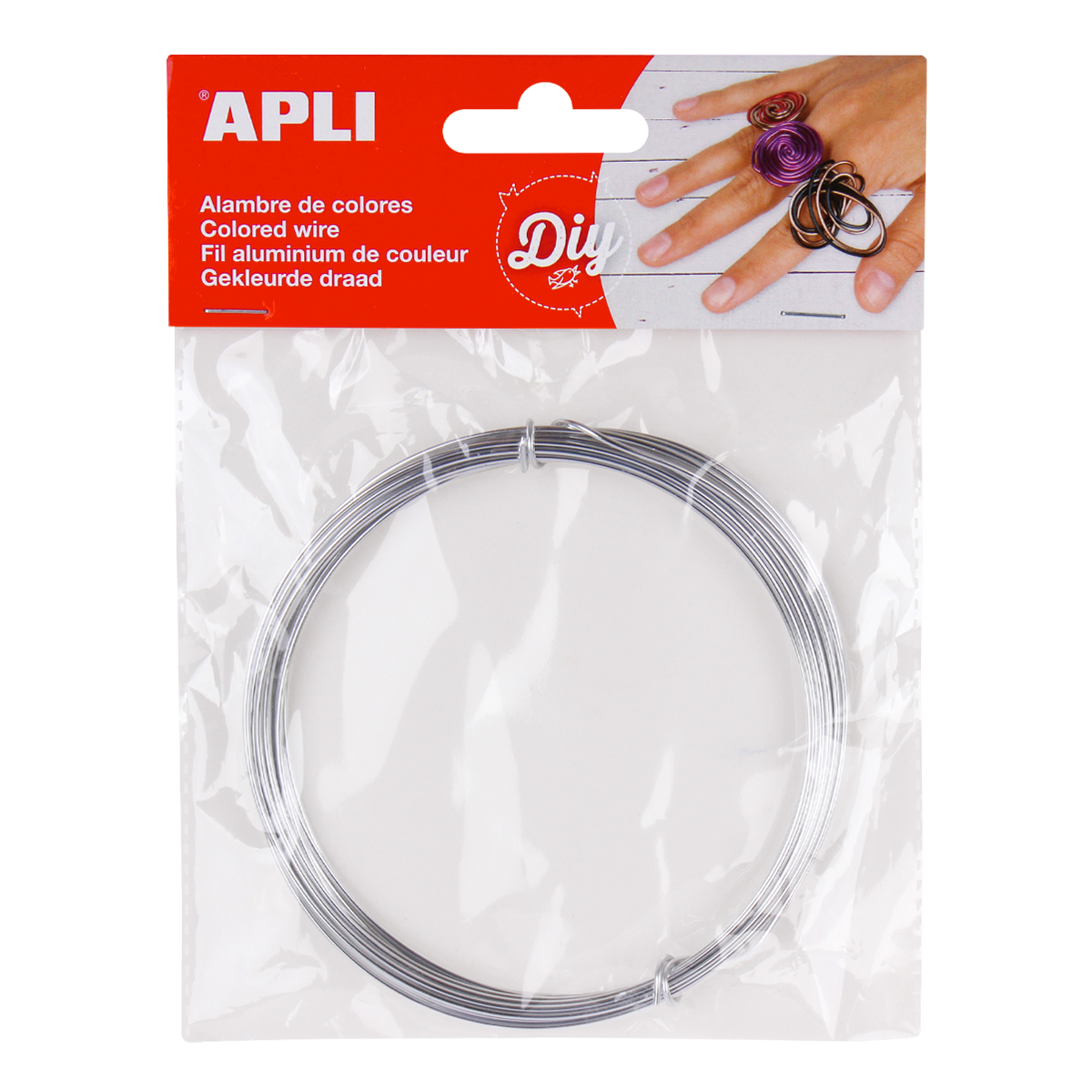 Modelirna žica APLI 1,5 mm × 5 m – srebrn
