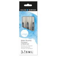 DALER ROWNEY Simply set praznih vodnih čopičev 3 kosi