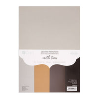 Barvni papir DP Craft - komplet 20 kosov – earth tones