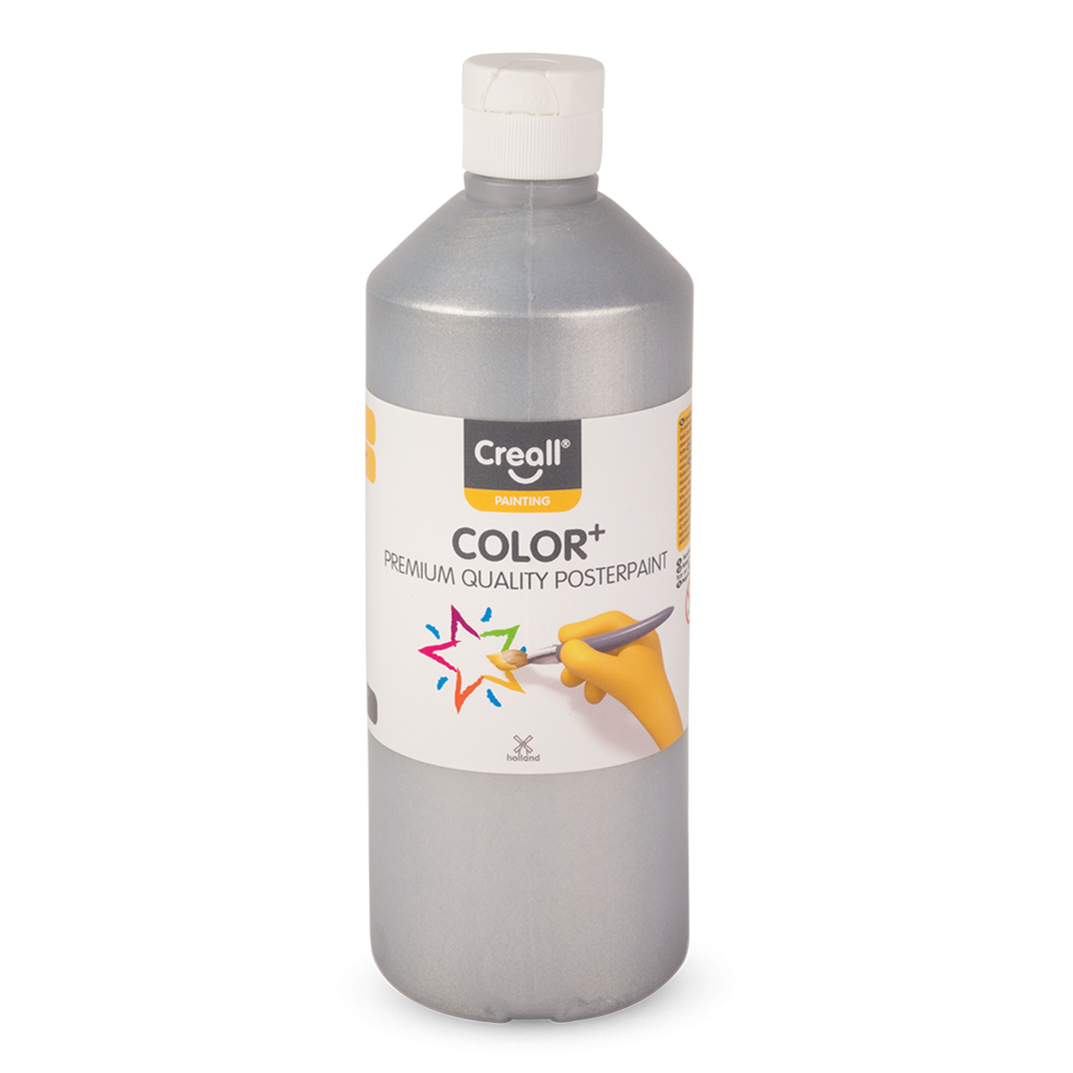 Tempera barva Creall CREALLCOLOR 500 ml - srebrna