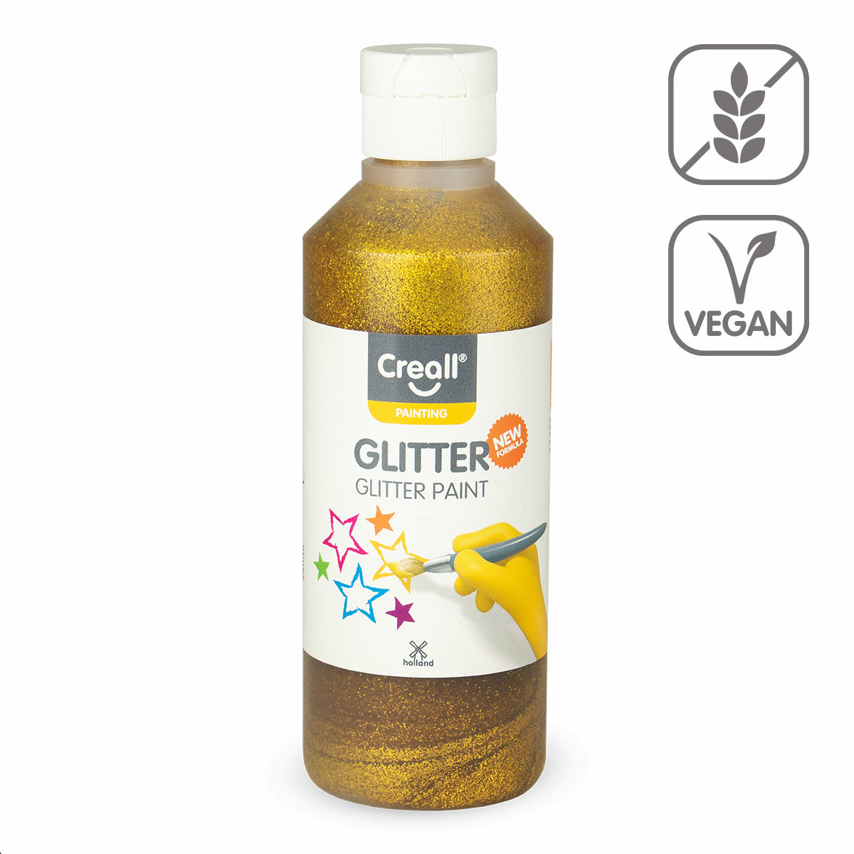 Bleščeča barva Creall Glitter 250 ml - zlata