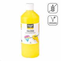 Sijajna polivinilna barva Creall Gloss 500 ml – svetlo rumena