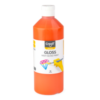 Sijajna polivinilna barva Creall Gloss 500 ml – oranžna
