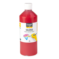 Sijajna polivinilna barva Creall Gloss 500 ml – temno rdeča