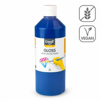 Sijajna polivinilna barva Creall Gloss 500 ml – temno modra
