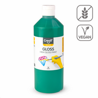 Sijajna polivinilna barva Creall Gloss 500 ml – zelena