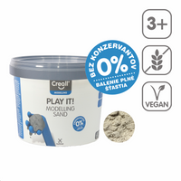 Modelirni pesek Creall Play it! 750 g v posodici – naraven