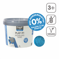 Modelirni pesek Creall Play it! 750 g v posodici – moder