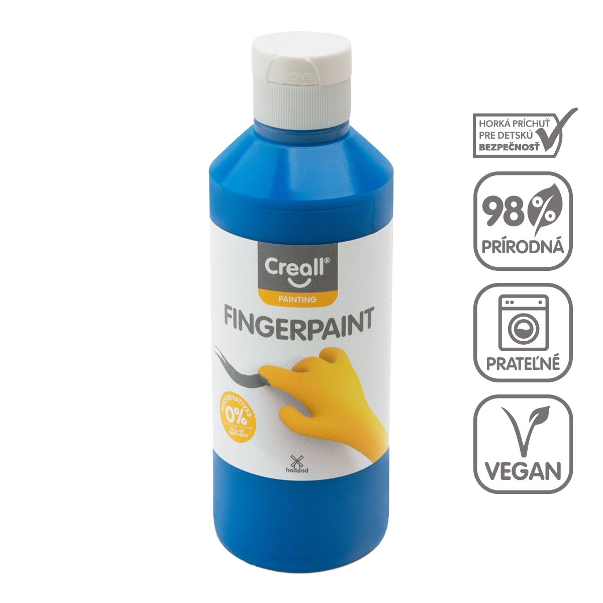 Prstna barva Creall 250 ml – modra