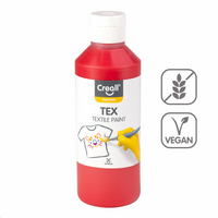 Barva za tekstil Creall Tex 250 ml – rdeča