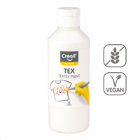 Barva za tekstil Creall Tex 250 ml – bela