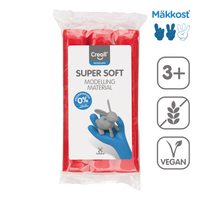 Masa za modeliranje Creall Super Soft 500 g – rdeča