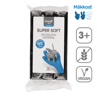 Masa za modeliranje Creall Super Soft 500 g – črna