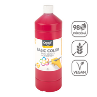 Tempera barva Creall 500 ml – temno rdeča