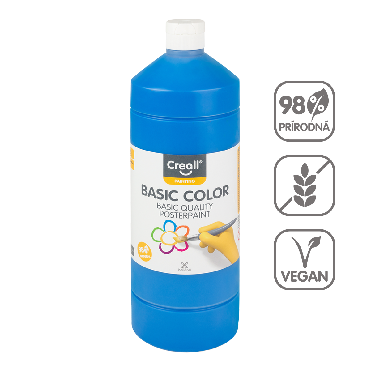 Tempera barva Creall 500 ml – modra