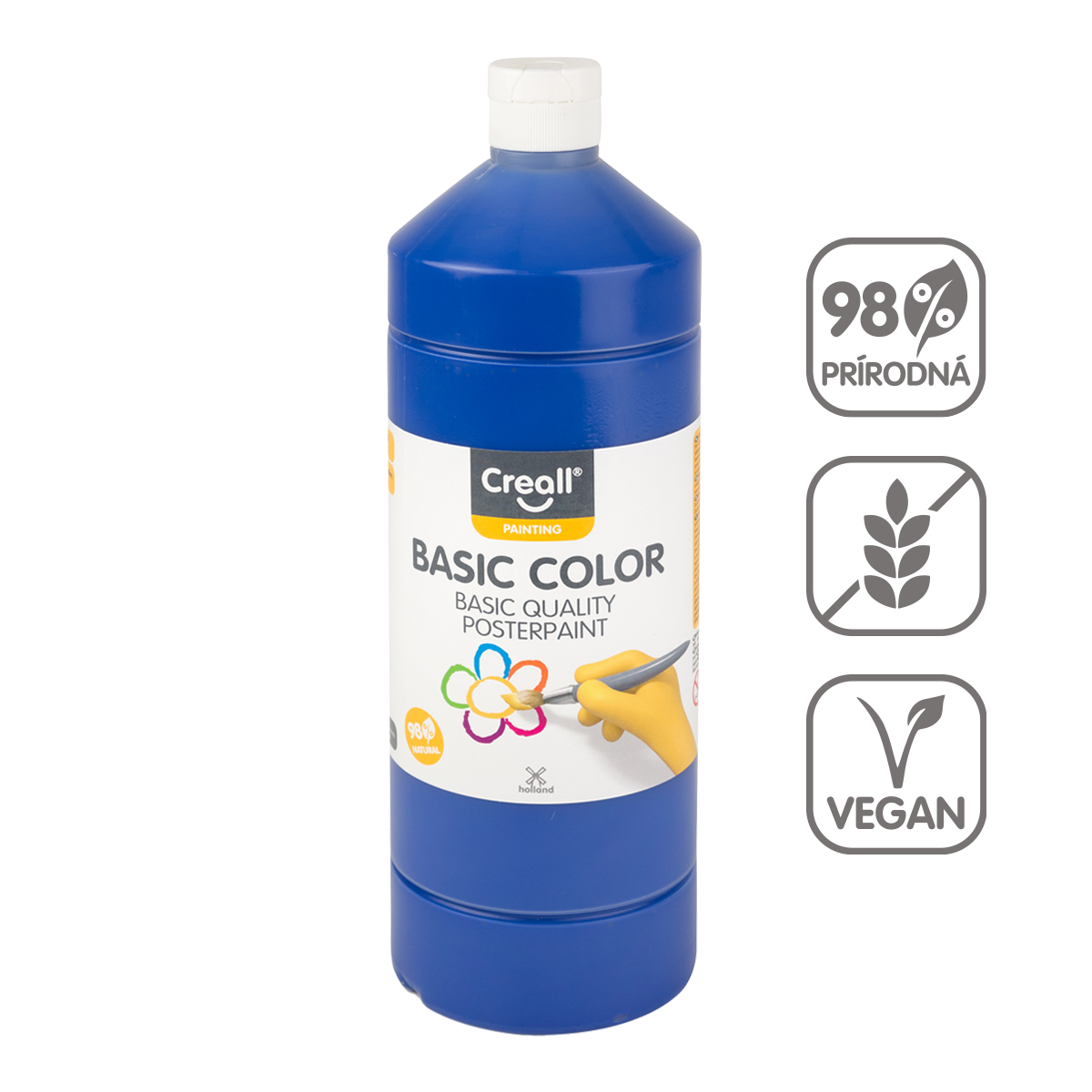 Tempera barva Creall 500 ml – temno modra