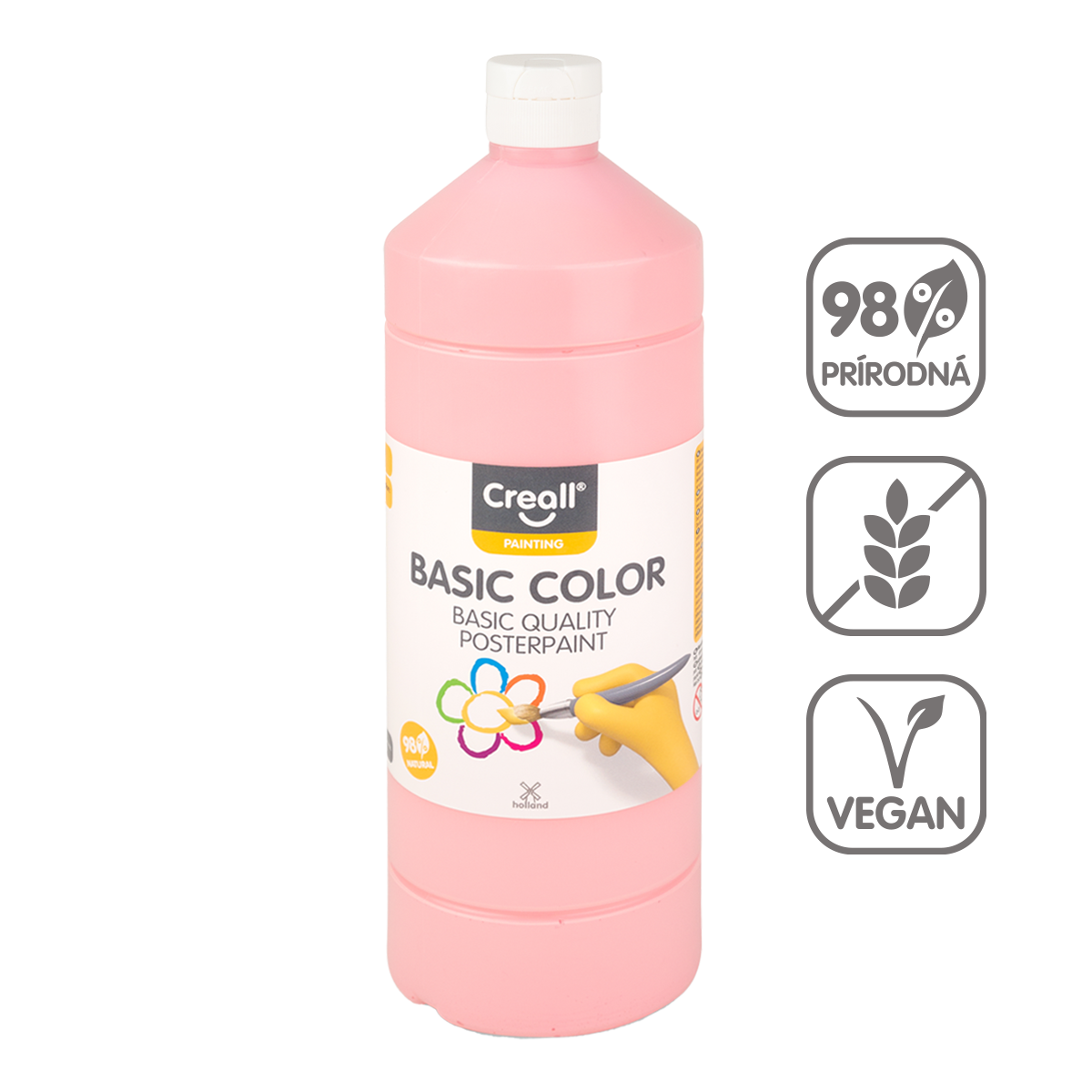 Tempera barva Creall 500 ml – roza