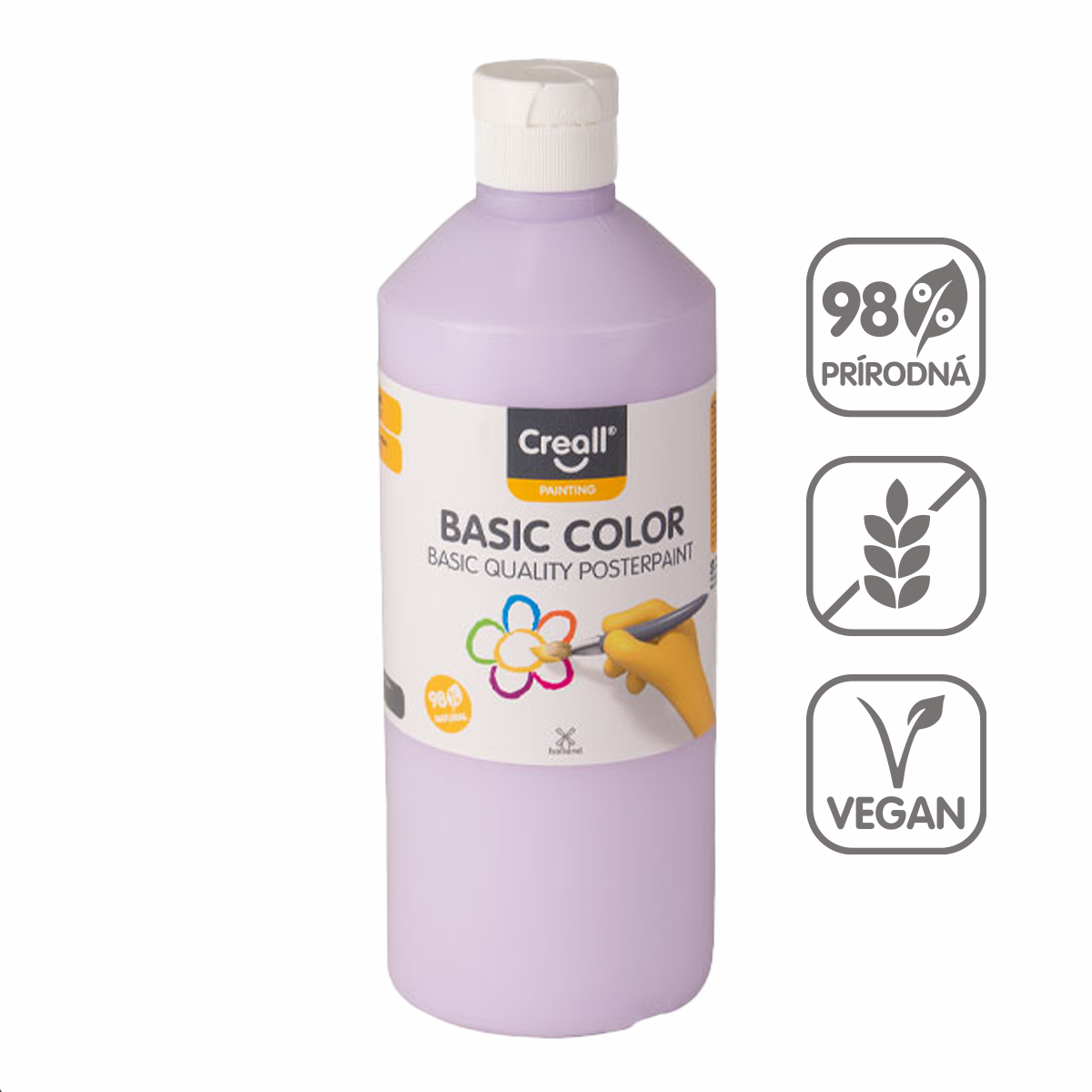 Tempera barva Creall 500 ml – pastelno vijolična