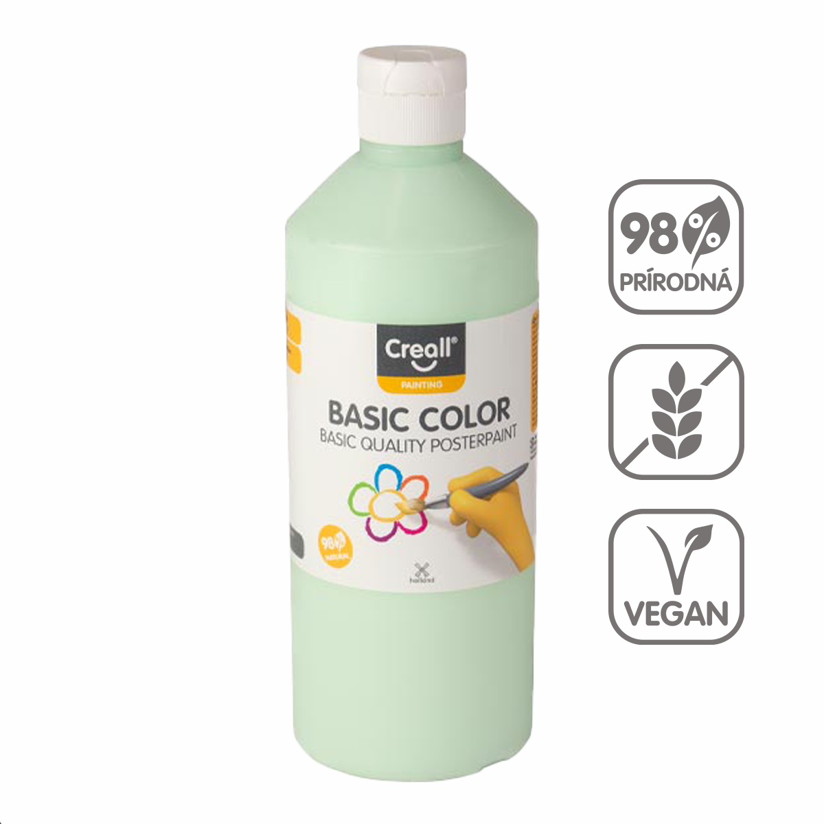 Tempera barva Creall 500 ml – pastelno zelena