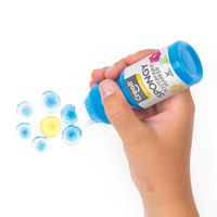 Set tempera barv z gobico Creall Spongy – 6 × 70 ml