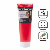 Akrilna barva Molenaer 250 ml – rdeča