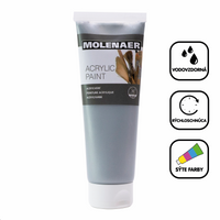 Akrilna barva Molenaer 250 ml – srebrna