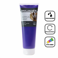 Akrilna barva Molenaer 250 ml – vijolična