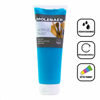 Akrilna barva Molenaer 250 ml – turkizna