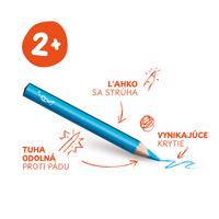 Tristrane barvice Carioca Baby 2+, 10 kosov