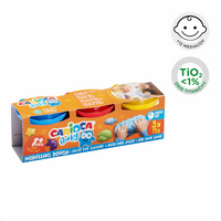 Carioca Baby Do 1+ masa za modeliranje, 3 × 75 g, mešane barve