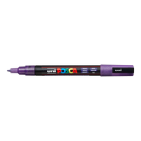 Posca marker PC-3ML, 0,9–1,3 mm, z bleščicami – vijolična (L12