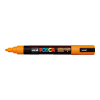 Posca flomaster PC-5M, 1,8 - 2,5 mm, svetlo rumena (3)