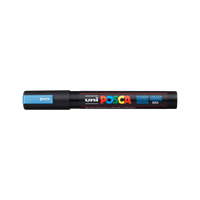 Akrilni flomaster Posca PC-5M, 1,8 – 2,5 mm, kovinsko modra (M33)