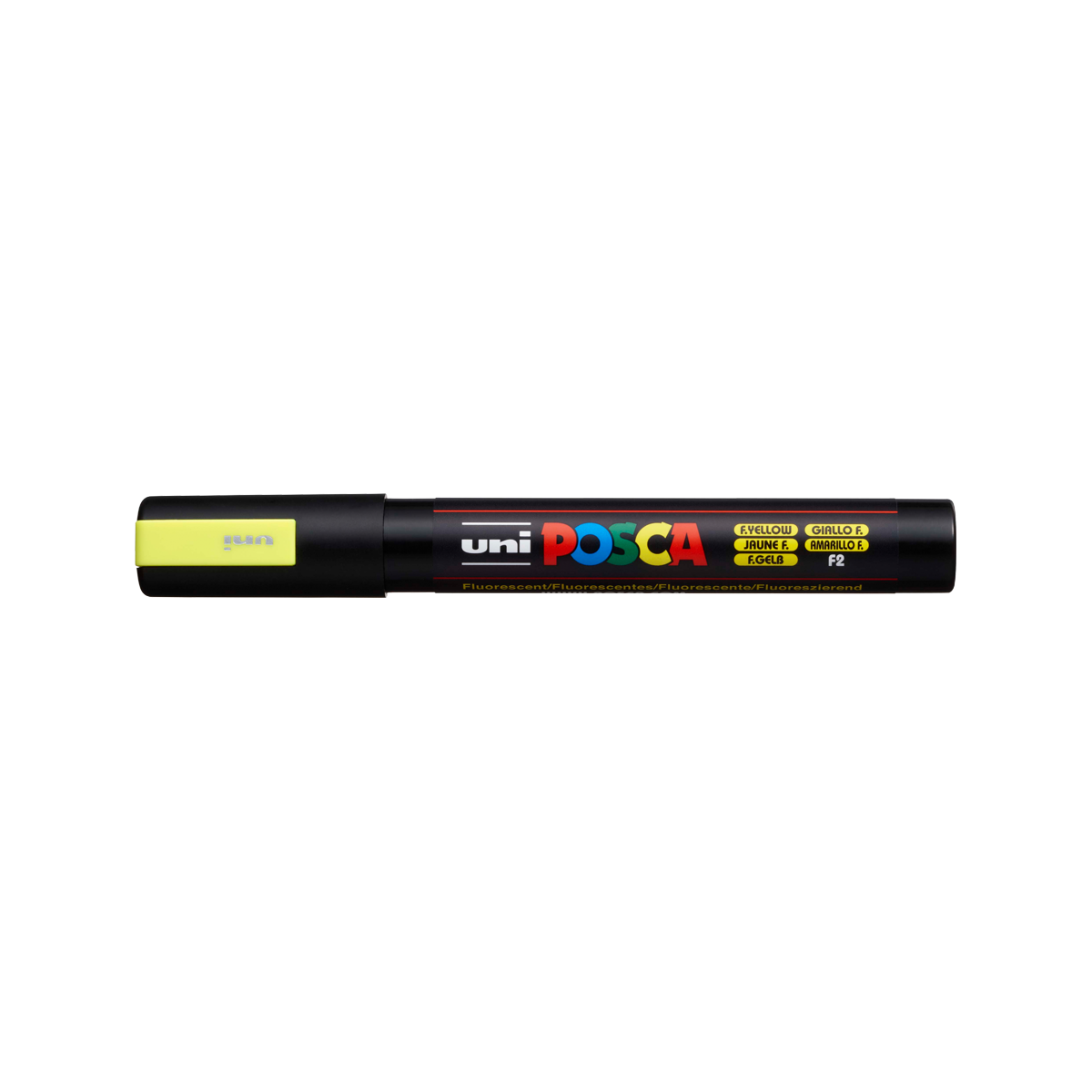 Posca PC-5M akrilni marker, 1,8 – 2,5 mm, fluo rumena
