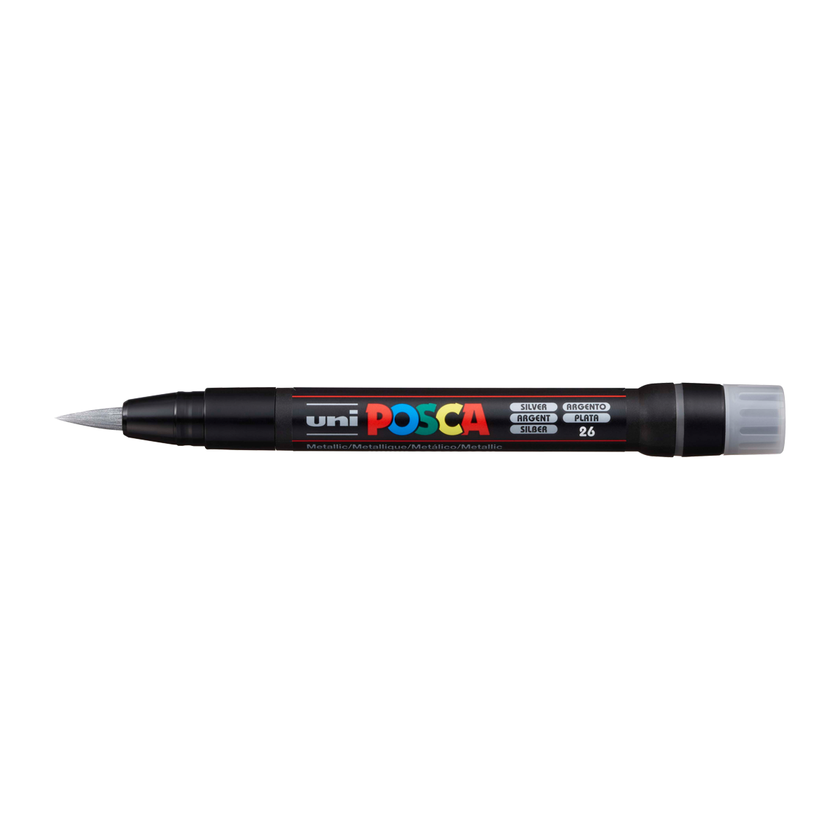 Posca flomaster PCF-350, 8 mm – srebrna (26