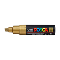 Označevalnik UNI POSCA PC-8K 8 MM – zlatá (25)