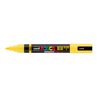 Posca marker PC-5BR, 1 - 4 mm, rumena